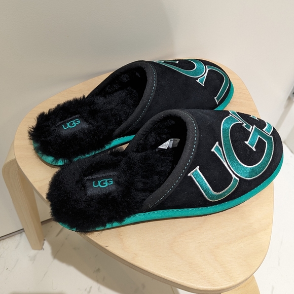 UGG Men's Scuff Logo II Slippers - Sz 9 - Picture 4 of 11